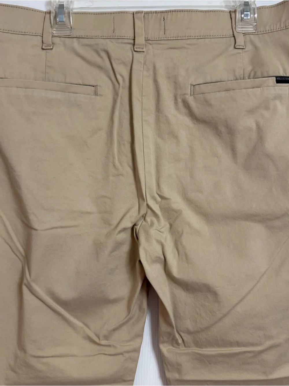 Hollister Men's Tan Chino Pants - Slim Straight Fit